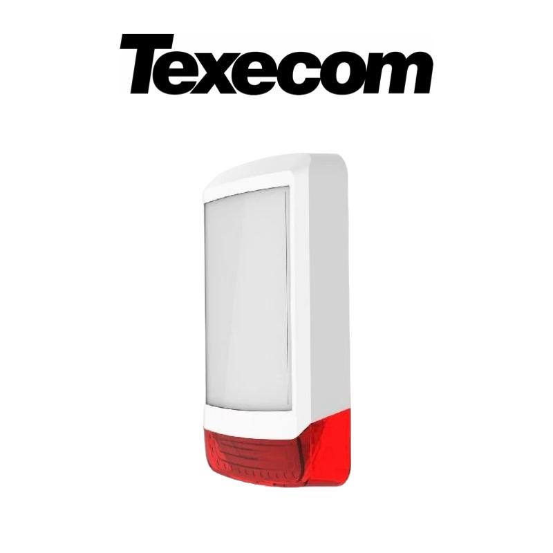 Texecom Odyssey X1 Cover White/Red (WDA-0002) | Wired Alarm | Intruder alarm, Texecom, Wired Alarm, Wired Alarm siren, Wired Alarm sirens | Global Security