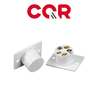 CQR Rectangular Flush Magnetic Door Contact - White/Brown (FC505/WH) or (FC505/BR) | Wired Alarm | Intruder alarm, Wired Alarm, Wired Alarm Door Contacts | Global Security