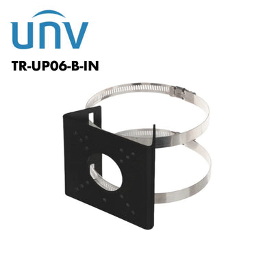 Uniview Pole Mount Bracket White/Black TR-UP06-B-IN