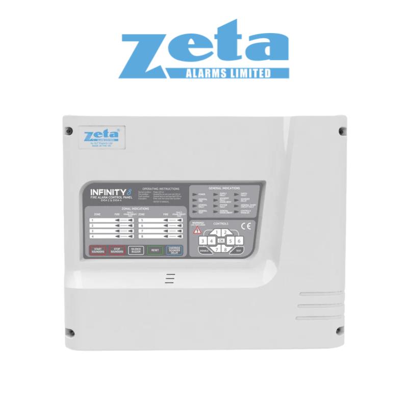 Zeta Infinity Conventional 1-8 Zone Fire Alarm Panel | Fire Alarm | conventional fire alarm, conventional panels, Fire Alarm, Fire Alarm System, Zeta alarm, Zeta Alarm Systems | Global Security