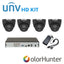 Uniview 5 Megapixel 4 ColorHunter HD Camera 4 Channel DVR KIT-COLORHUNTER-4CAM