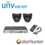 Uniview 5 Megapixel 2 ColorHunter HD Camera 4 Channel DVR KIT-COLORHUNTER-2CAM