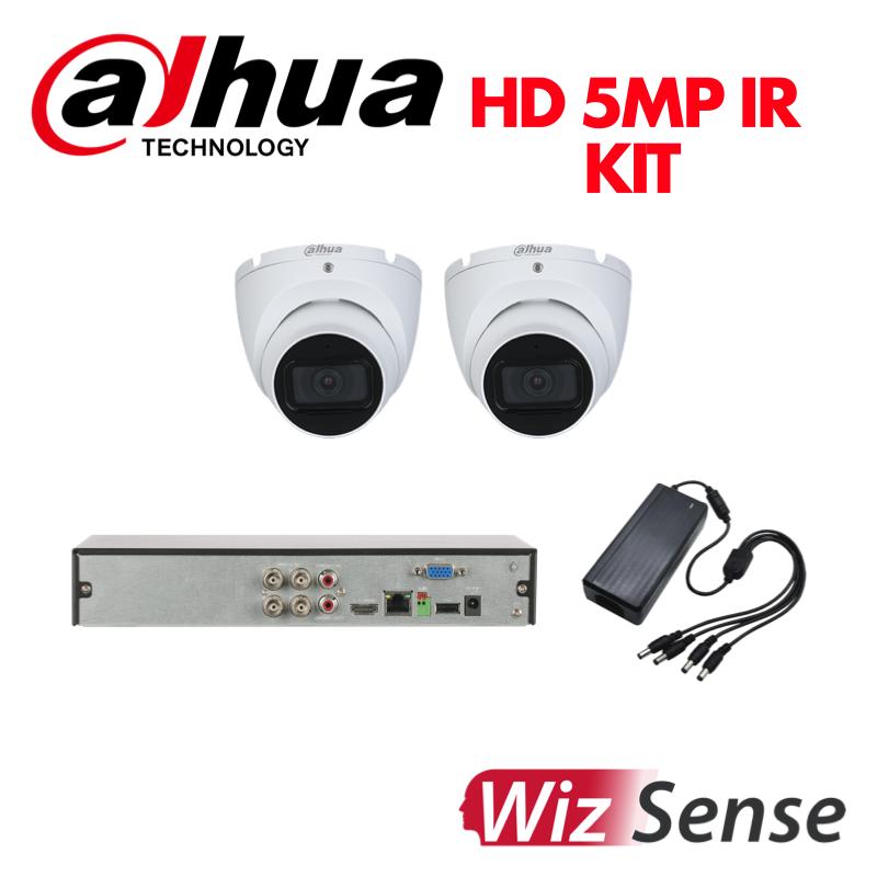 Dahua 5 Megapixel 2 IR HD Camera 4 Channel DVR KIT-DAHUA-HD-5MP-IR-2CAM