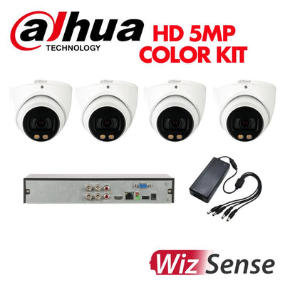 Dahua 5 Megapixel 4 Fullcolor HD Camera 4 Channel DVR KIT-DAHUA-HD-5MP-FULLCOLOR-4CAM | HD Camera | cctv kits, dahua, HD CAMERA KITS | Global Security