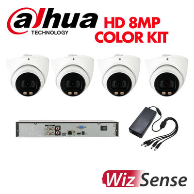 Dahua 8 Megapixel 4 Fullcolor HD Camera 4 Channel DVR KIT-DAHUA-HD-8MP-FULLCOLOR-4CAM